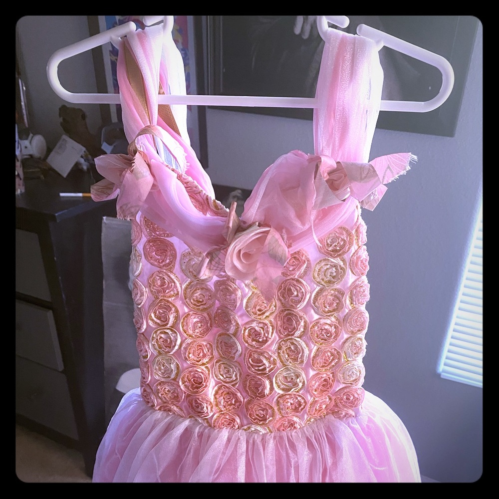 Toddler costume flower dress- Wolff fording